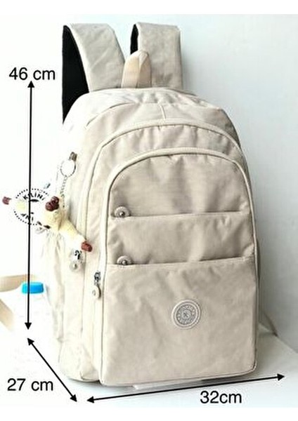 Unisex Okul Sırt Çantası Krinkıl Su Geçirmez Kumaş Mega Büyük Boy Ortaokul Lise Üniversite fırsatları