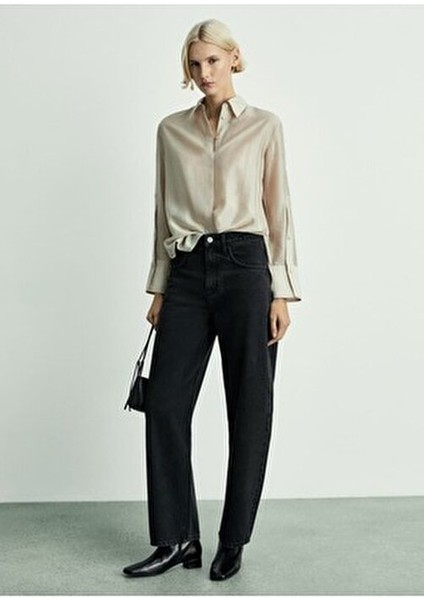 Yüksek Belli Balon Jean Pantolon fiyatları