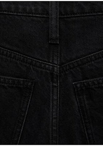 Yüksek Belli Balon Jean Pantolon