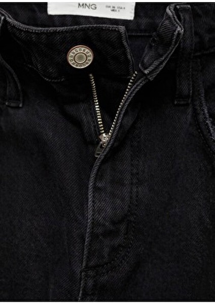 Yüksek Belli Balon Jean Pantolon