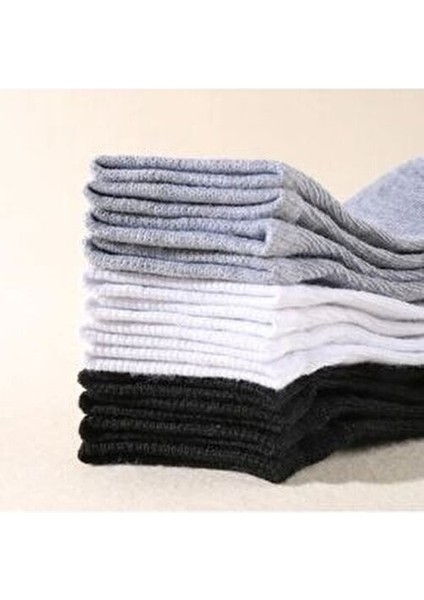 “12’li Unisex Patik Çorap Seti – 3 Renkli, Pamuklu, Nefes Alan, Terletmeyen, Günlük Kullanım Için” fırsatları