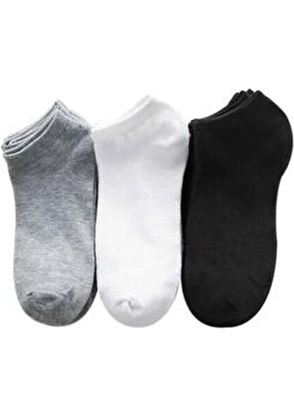 “12’li Unisex Patik Çorap Seti – 3 Renkli, Pamuklu, Nefes Alan, Terletmeyen, Günlük Kullanım Için” indirimleri