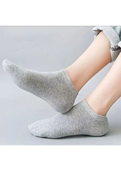 “12’li Unisex Patik Çorap Seti – 3 Renkli, Pamuklu, Nefes Alan, Terletmeyen, Günlük Kullanım Için”