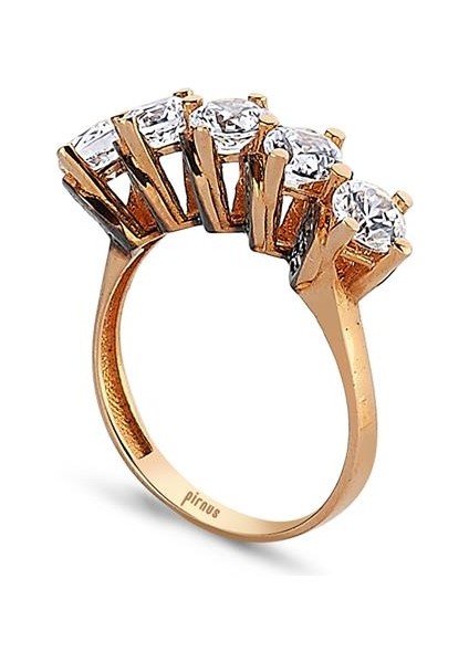 Altın Rose Beştaş Yüzük