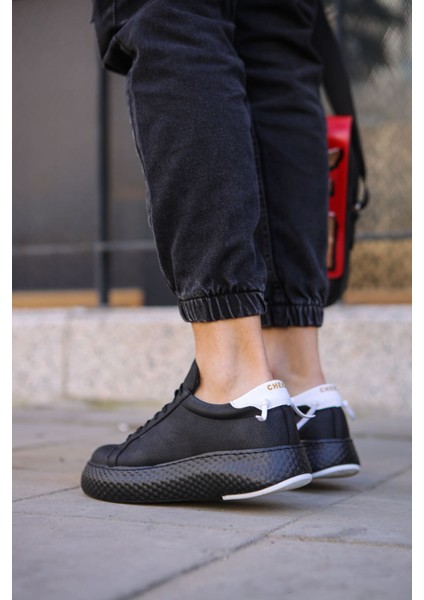 Felibord Bağcıklı Basic Erkek Sneaker Beyaz Siyah Beyaz fırsatları