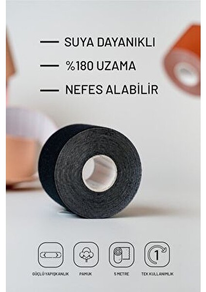 Göğüs Dikleştirici ve Şekillendirici Bant -Ten Rengi 5CMX5METRE modelleri