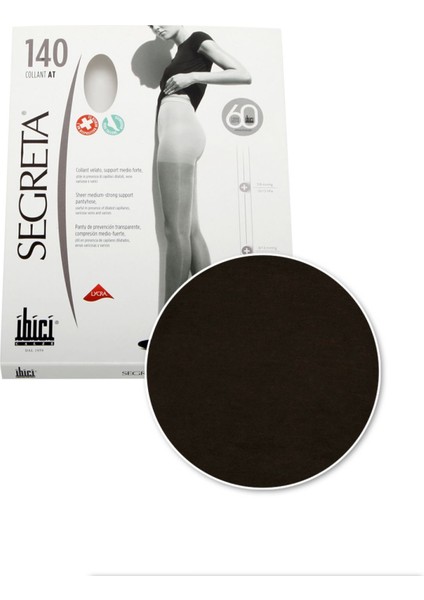 140 Külotlu Çorabı - Marrone - 1