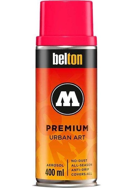 Belton Premium Sprey Boya 400 Ml. 017 Tornado Red