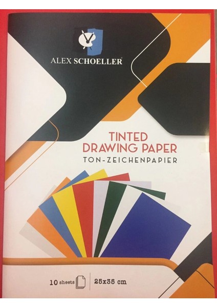 Fon Kartonu 25X35 Cm.10 Özel Renk Dosyalı