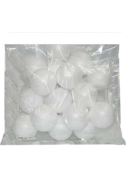 Foam Ball - Strafor Köpük Top 6 Cm. 20 Adet