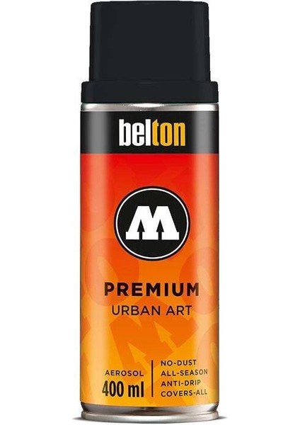 Belton Premium Sprey Boya 400 Ml. 221 Deep Black