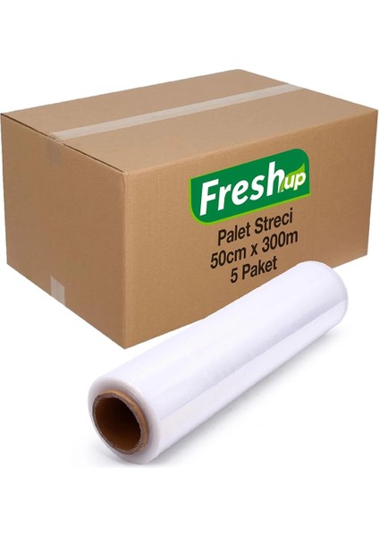 Fresh Up Palet Streci 17MIC 50CM x 300 Metre 5 Adet Koli