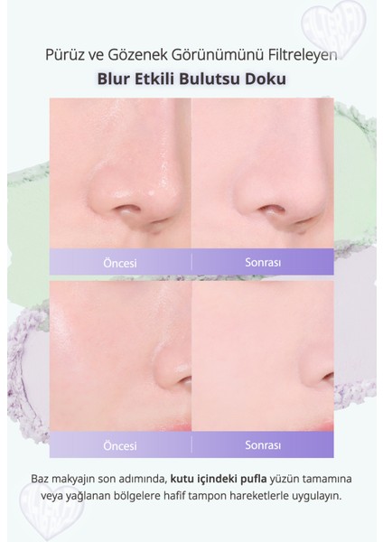 Blur Etkili Ton Eşitleyici Mor Kompakt Pudra Perıpera Filter Fit Blur Pact (02 Blur Lavender) fırsatları