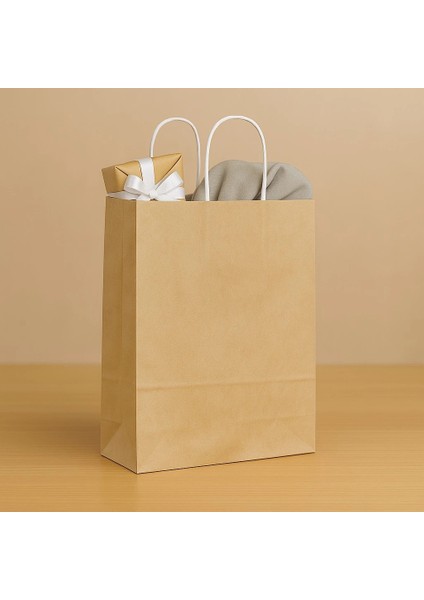Kraft Çanta Naturel Orta Boy 25X31CM 25LI modelleri