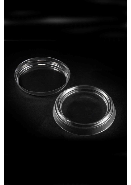 Plastik Silindir Tatlı Kasesi Kapağı 250CC 15LI