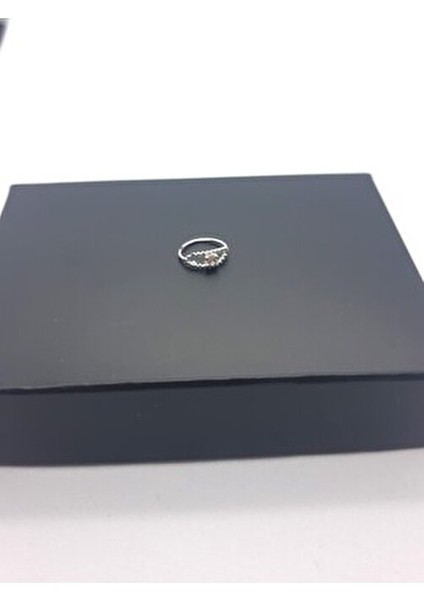 925 Ayar Gümüş Zirkon Taşlı Halka Hızma (En:9 mm Boy:10 Mm) modelleri
