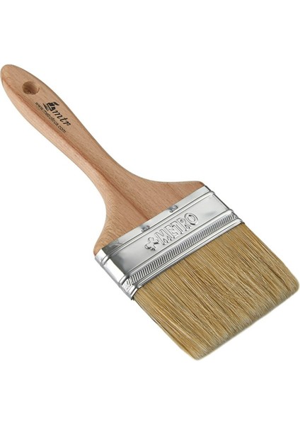 Metro Kestirme Fırça Ahşap Sap No:4