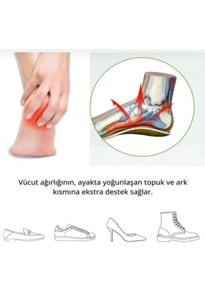 Jacklion Estetik Rahat Siyah Ayakkabı Iç Tabanlığı Fuspet Her Model Ayakkabıya Uygundur.