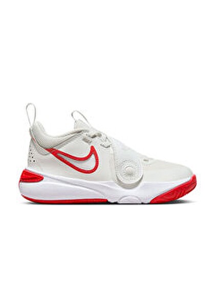 Çocuk Basketbol Ayakkabısı Team Hustle D 11 DV8994-102 Beyaz