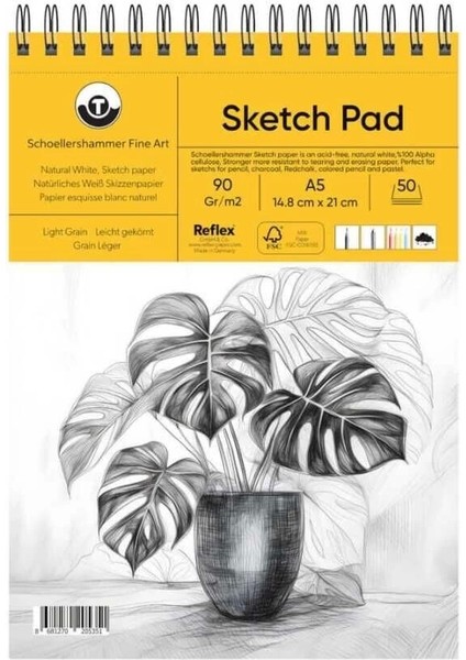 Sketch Pad Eskiz Defteri 90 Gr. A5 50 Yaprak