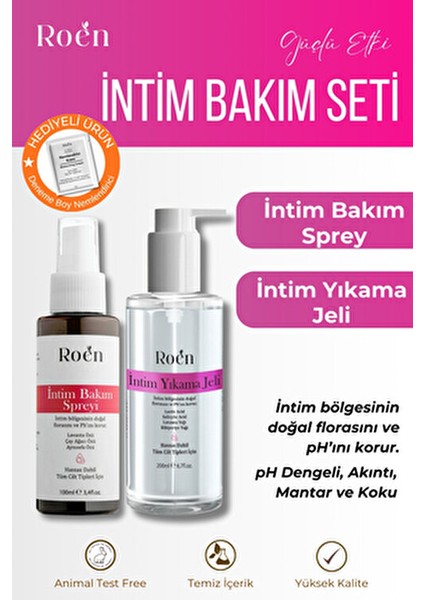 Intim Bakım Seti, Intim Yıkama Jeli 200 ml & Intim Bakım Spreyi 100 ml fiyatları