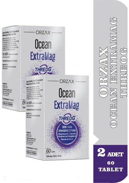 Asfstore Ocean Extramag Threog 200 Mg Tablet 60'lı 2 Adet