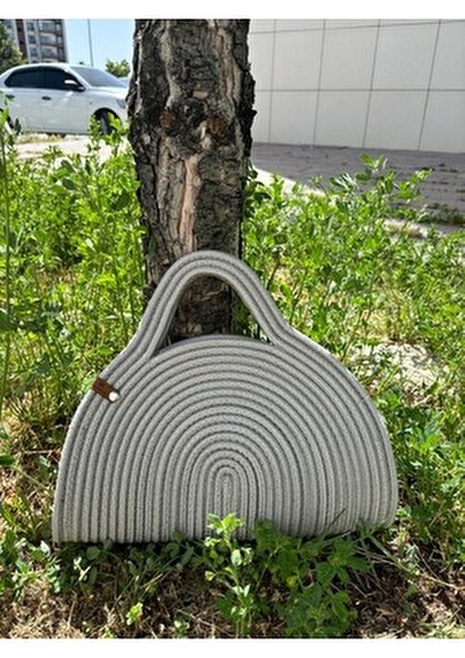 Mia Hasır Jüt Clutch Çanta modelleri