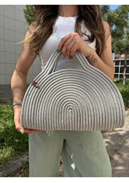 Mia Hasır Jüt Clutch Çanta indirimleri