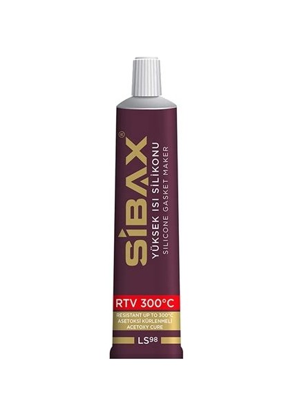 Sibax Yüksek Isı Silikonu +300 Derece
