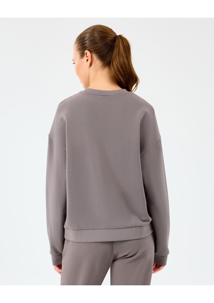 W Essential Crewneck Sweatshirt Kadın Gri Sweatshirt S2610011-3920 fiyatları