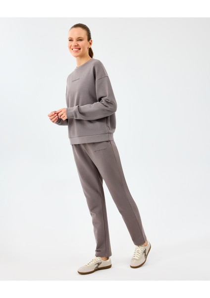 W Essential Crewneck Sweatshirt Kadın Gri Sweatshirt S2610011-3920 modelleri