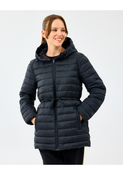 W Light Weight Quilted Jacket Kadın Siyah Mont S2520206-3817