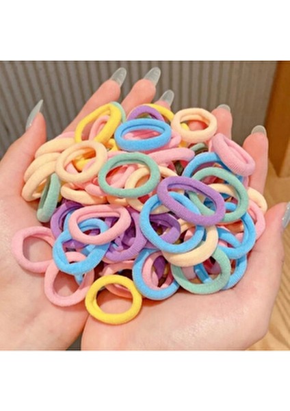 Kadın 50'li Renkli Ultra Esnek Havlu Lastik Toka Seti fiyatları