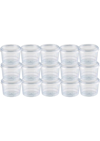 Kapaklı Silindir Kristal Tatlı Kasesi 180CC 15LI