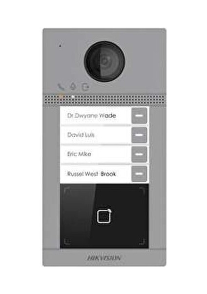 DS-KV8413-WME1(C) Intercom Sistemi Dış Ünite Villa Tipi Fiziki Buton