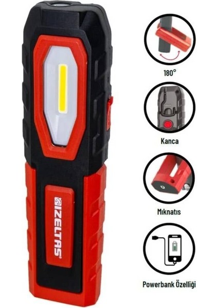 Izeltaş Cob LED Çalışma Lambası 400 Lm