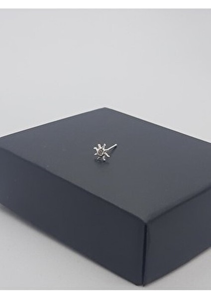 925 Ayar Gümüş Zirkon Taşlı ''güneş'' Hızma (En: 9 Mm) indirimleri