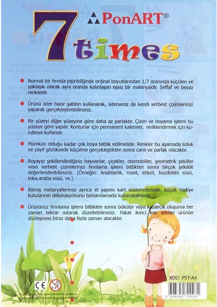 - Supertrend 7times Yedi Kat Küçülen Kağıt A4 2'li Paket