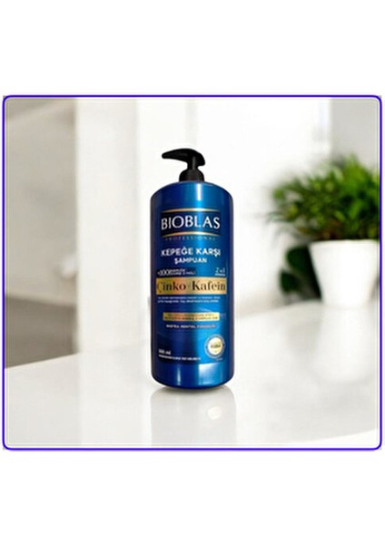Çinko + Kafein 900 ml Professional Kepeğe Karşı Şampuan % 100 Kepeğe Karşı Etkili