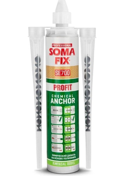 Kimyasal Dübel 300ML Somafix SE700 Profit Polyester 5000