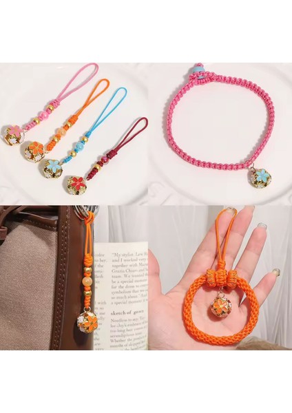 Çiçekli Kulplu Çan, Hayvan Tasma Zili, Amigurumi Zili, Kına Gecesi Tef Yapımı Zili 20 Adet Yeşil modelleri
