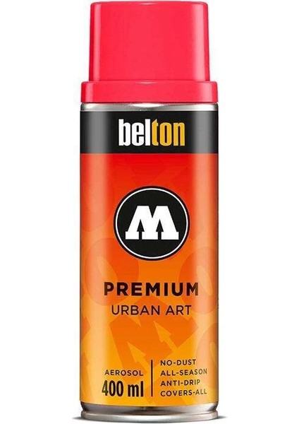 Belton Premium Sprey Boya 400 Ml. 016 Traffıc Red