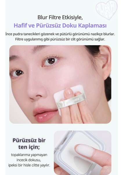 Blur Etkili Ton Eşitleyici Yeşil Kompakt Pudra Perıpera Filter Fit Blur Pact (01 Blur Mint) modelleri