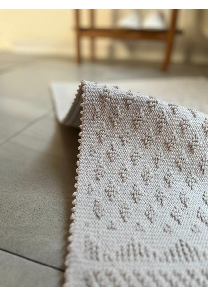 Tapis Doğal Pamuklu 2'li Banyo Paspas Seti 60X100 50X60 - Taş fiyatları