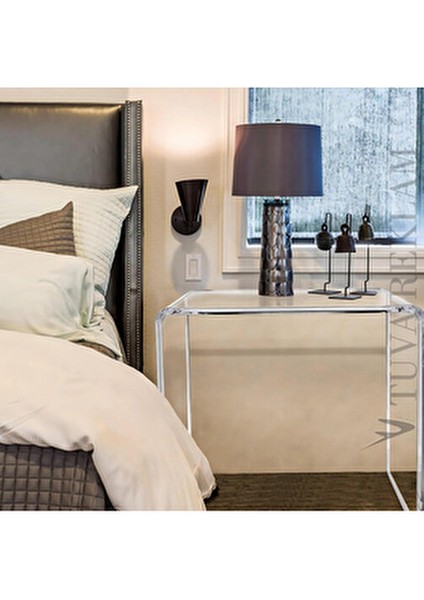 Şeffaf Pleksi Zigon Sehpa Takımı 3'lü Set Modern Tasarım ve Fonksiyonel Kullanım için İdeal fırsatları