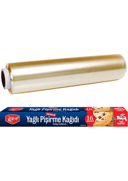 Streç Film ve Pişirme Kağıdı 2 Parça Ekonomik Mutfak Seti 1