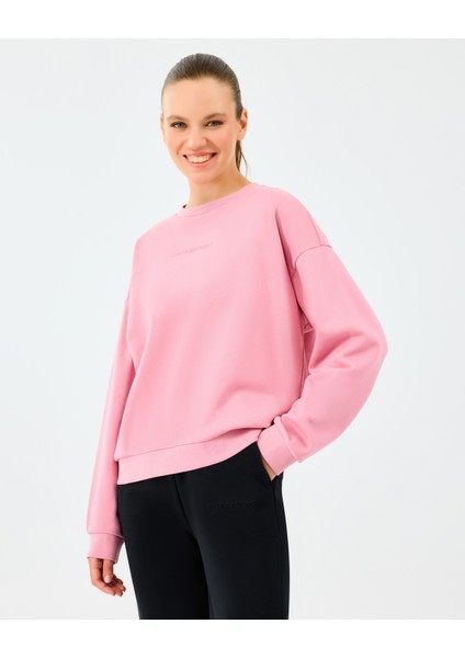 W Essential Crewneck Sweatshirt Kadın Mor Sweatshirt S2610011-0744 fiyatları