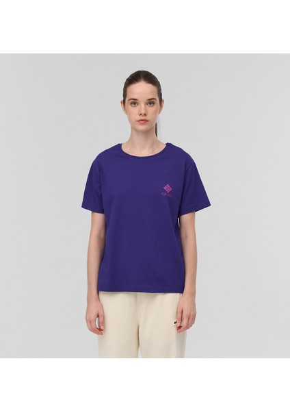 Csc Stacked Mini Gem Logo Kadın Kısa Kollu T-Shirt