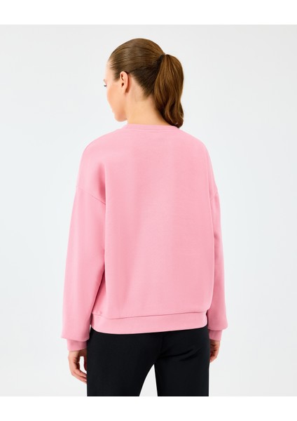 W Essential Crewneck Sweatshirt Kadın Mor Sweatshirt S2610011-0744 fırsatları