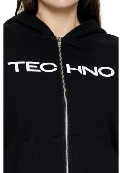 Techno Baskılı Sweatshirt modelleri